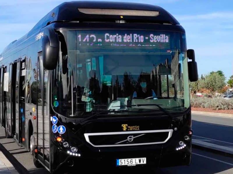 Imagen de transporte híbrido del Aljarafe/ AD
