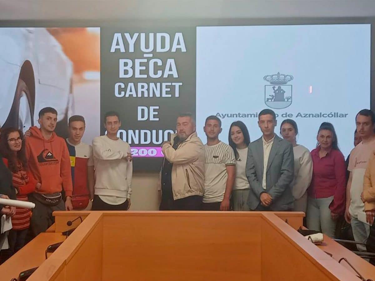 Becas para ayudar a la obtención del carnet de conducir en Aznalcóllar