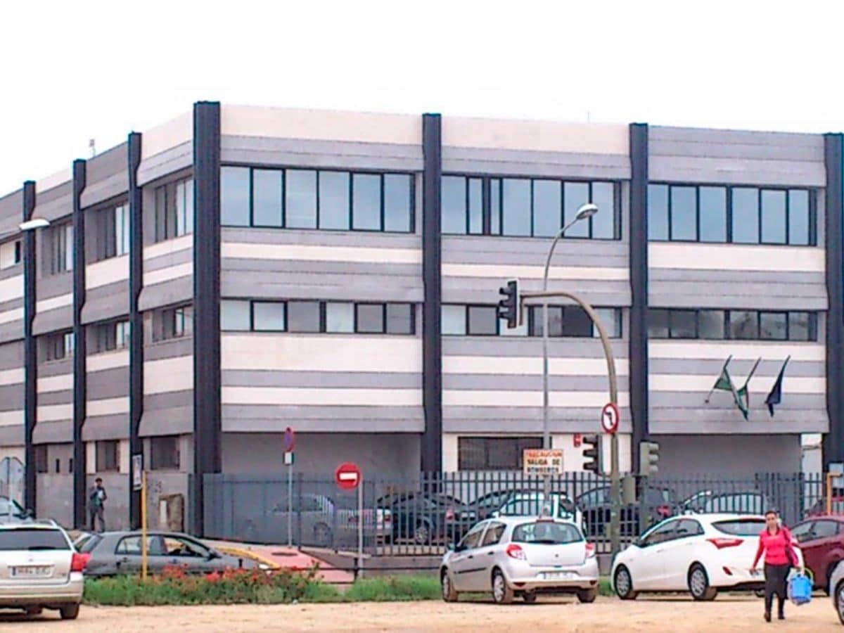 Exterior de los juzgados de Coria
