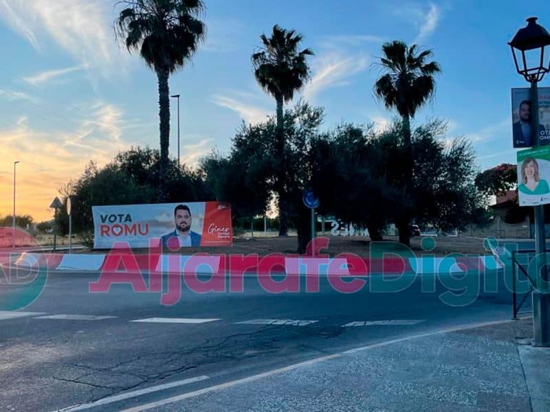 Imagen de campaña del socialista alcalde de Gines, Romualdo Garrido / Clara Fajardo