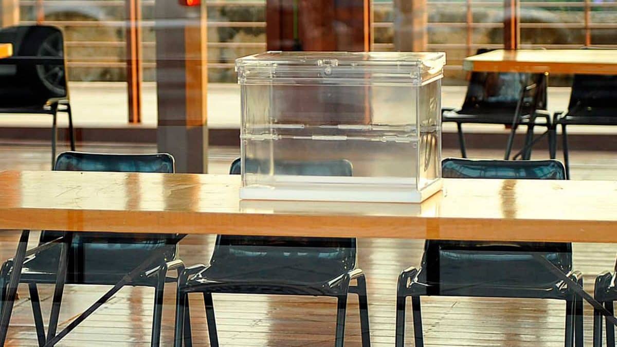 Mesa electoral.