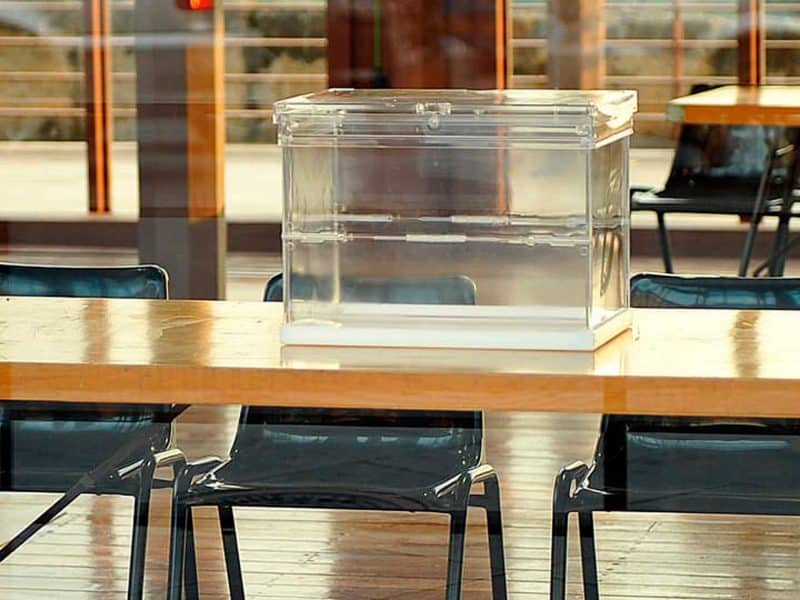 Mesa electoral.