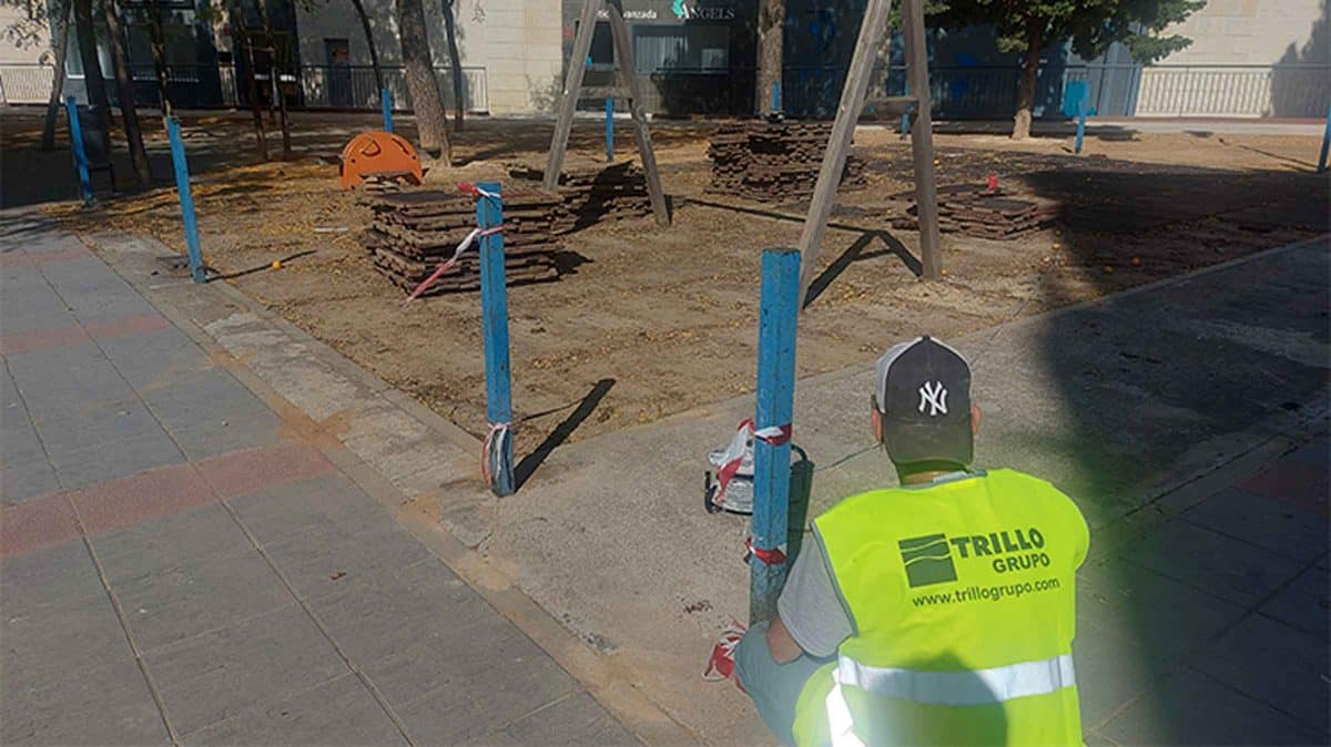 Con 112.000 euros, comienza la mejora del Parque Mirabal.