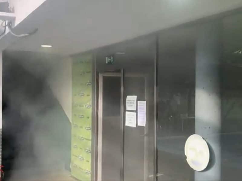 Incendio en un club deportivo de Mairena. @SPEISdeAljarafe