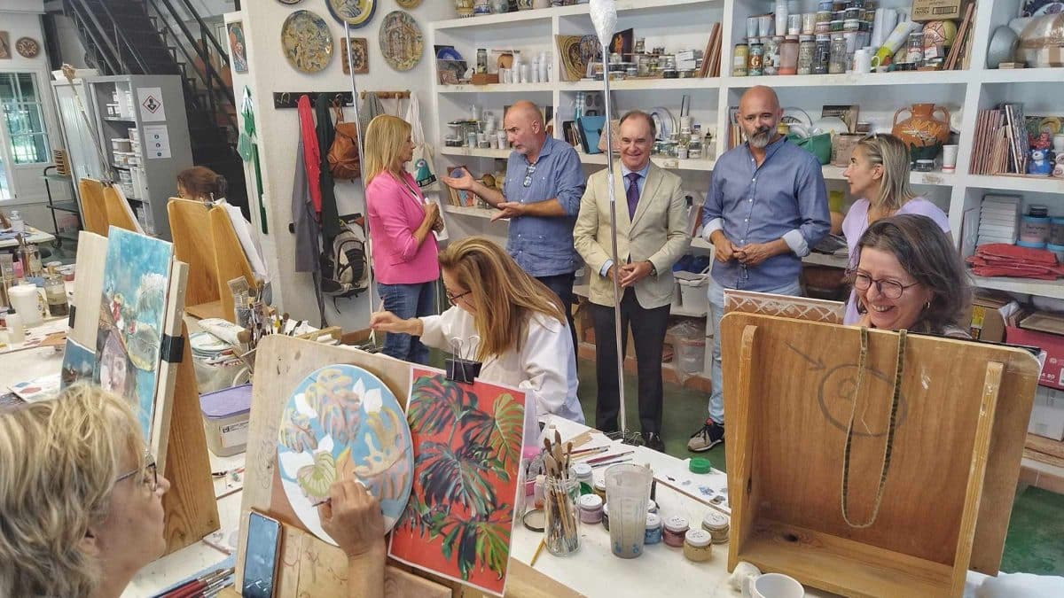 Un taller de la Escuela de Artesanos de Gelves