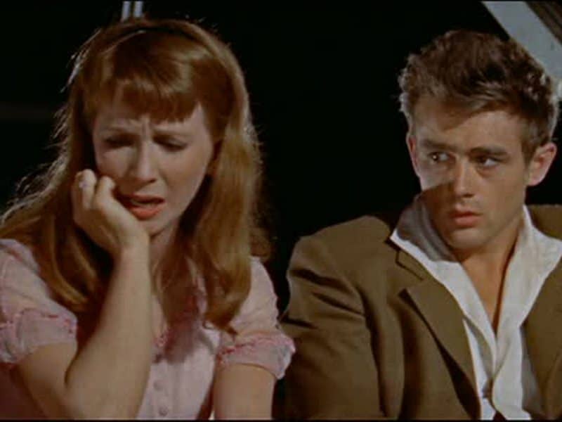 James Dean y Elia Kazan en el set de este clásico