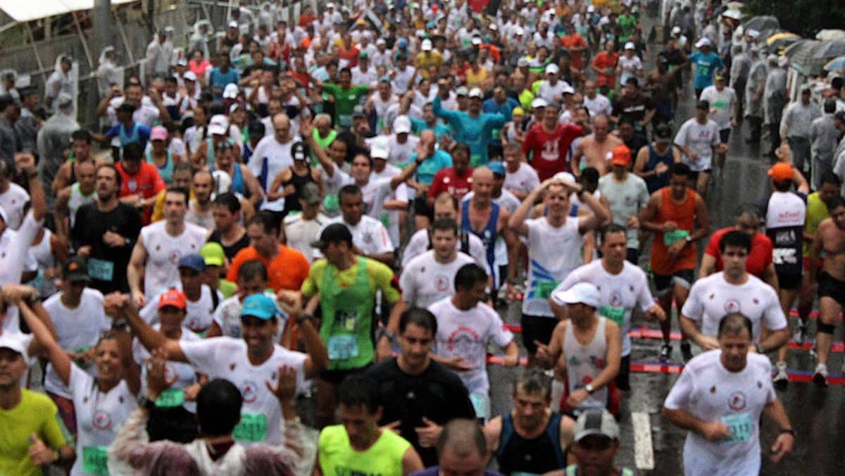 Imagen recurso de una carrera de San Silvestre