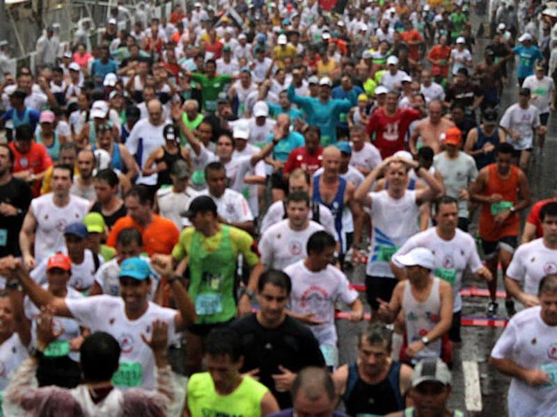 Imagen recurso de una carrera de San Silvestre