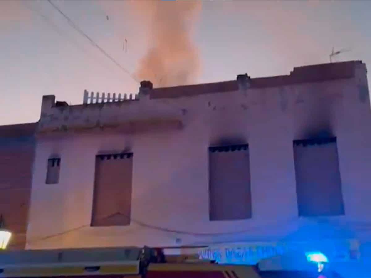 Imágenes de este incendio en Palomares del Río