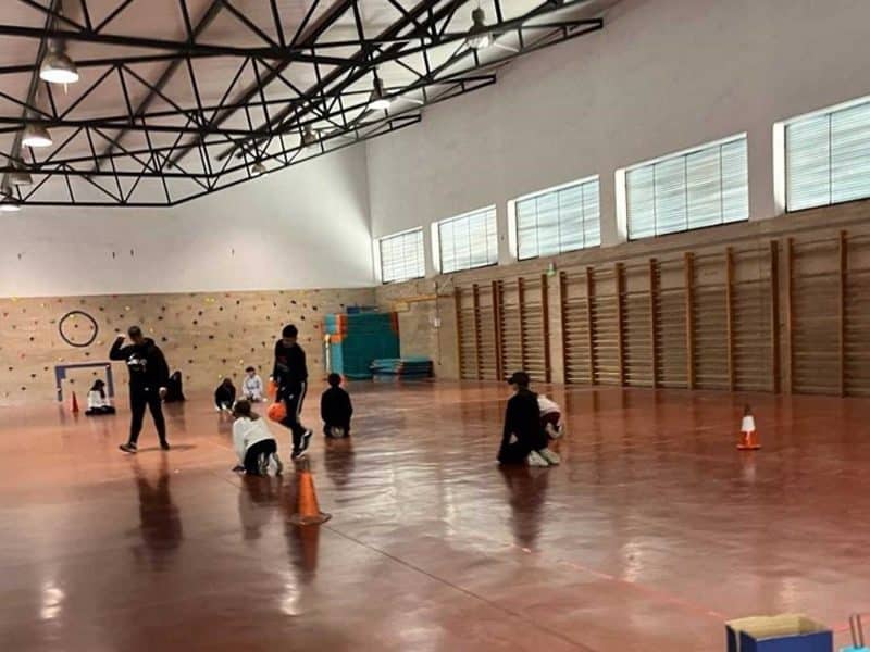 Actividad del campus de Navidad de Mairena