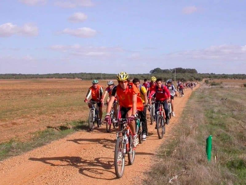 Ciclistas en el Corredor Verde Metropolitano - AYUNTAMIENTO DE CORIA DEL RÍO