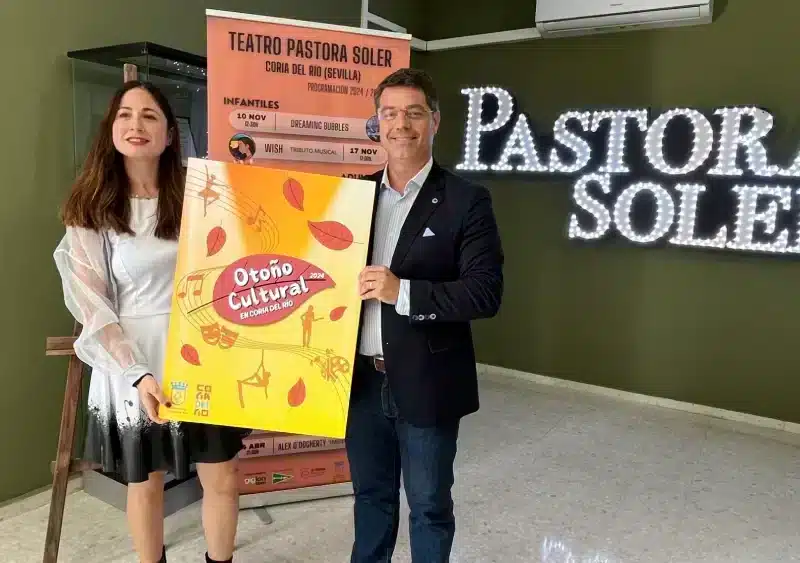 Ángeles Rusó y Victoriano Cancelo presentan el otoño cultural de Coria del Río