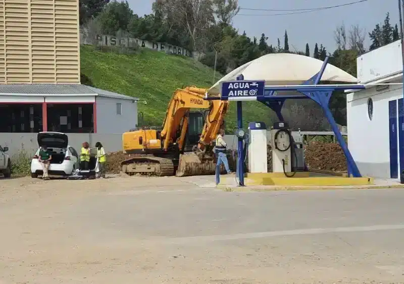 Gasolinera de Coria del Río. EP