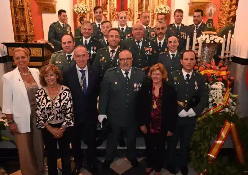 Misa organizada en Tomares con motivo del Día de la Patrona de la Guardia Civil. - AYUNTAMIENTO DE TOMARES