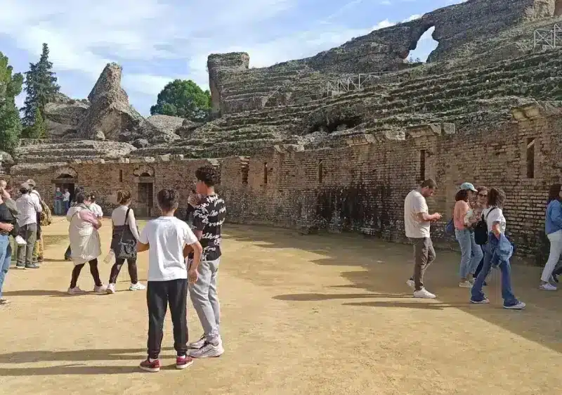 Itálica sigue aumentando su número de visitas - EUROPA PRESS