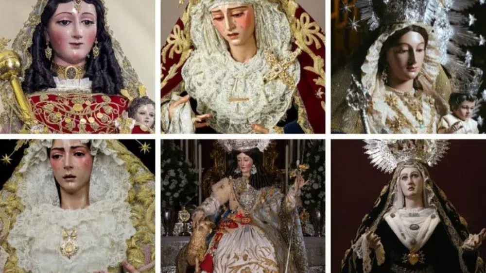 Las seis advocaciones marianas que serán coronadas canónicamente este 2025 en Sevilla / Archidiócesis de Sevilla