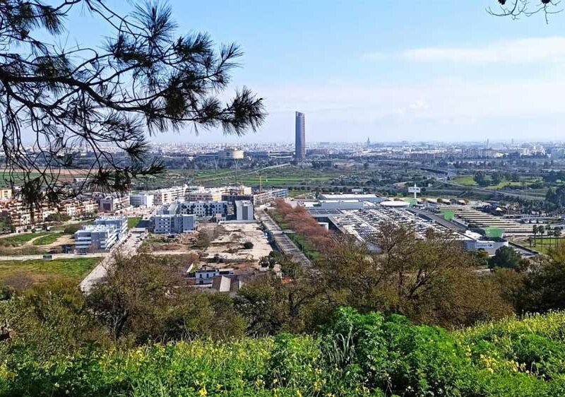 Vistas de Sevilla capital desde la cornisa de Camas - Europa Press