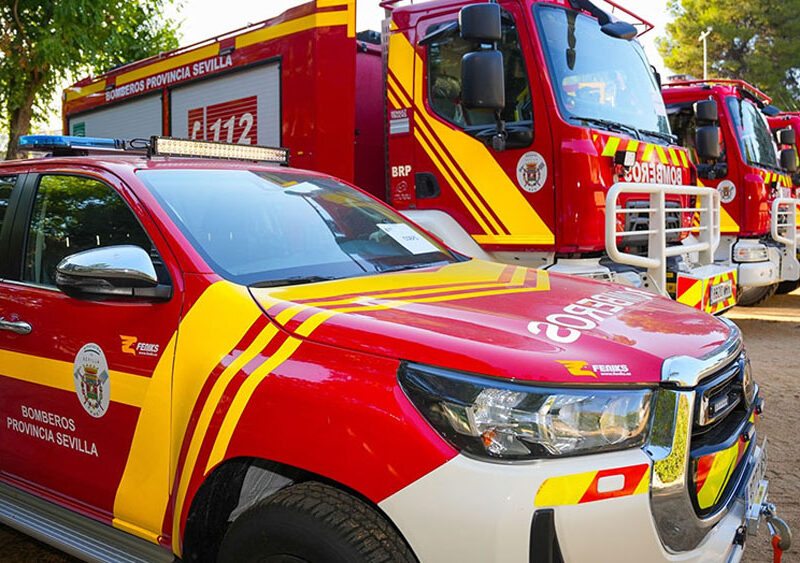 Bomberos de la Diputación de Sevilla. - Junta de Andalucía