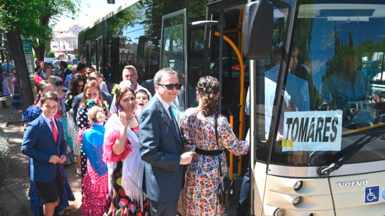¿Cómo ir desde Tomares a la Feria de Sevilla?