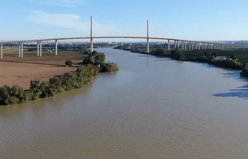 Recreación digital del puente de la SE-40 - MINISTERIO DE TRANSPORTES