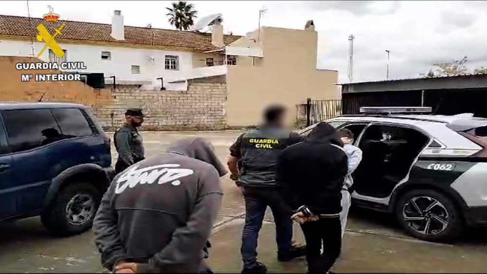 Detenidos por la Guardia Civil de Sevilla. - Guardia Civil