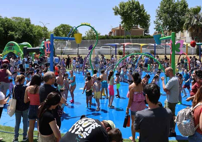 Zona de agua del Parque El Teso. - Ayuntamiento de Espartinas
