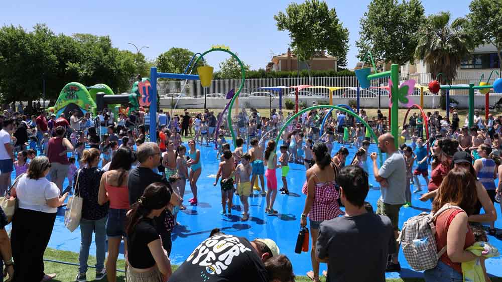 Zona de agua del Parque El Teso. - Ayuntamiento de Espartinas