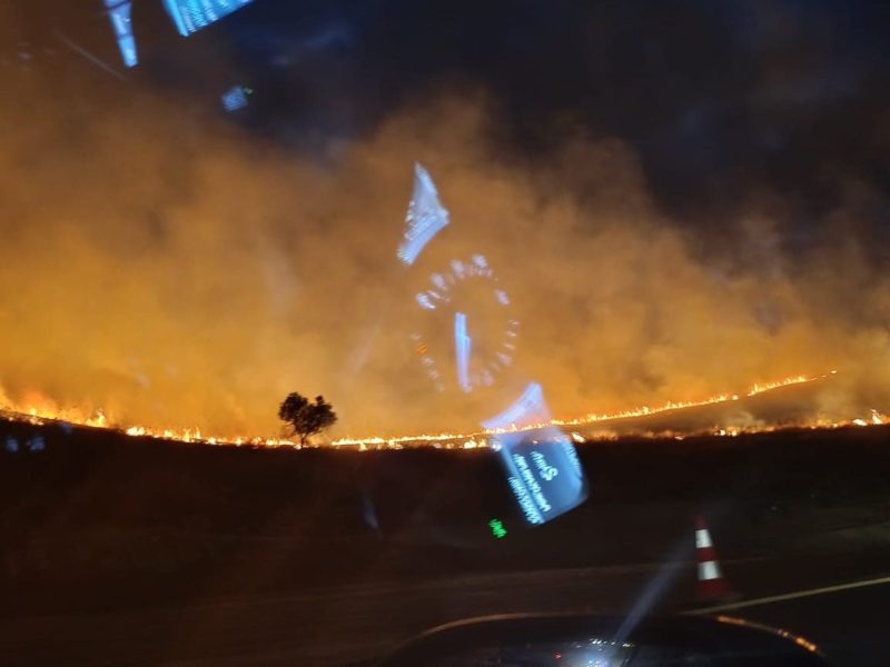 Incendio en Castilleja de Guzmán la pasada noche