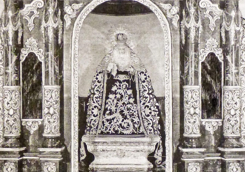 Proyecto del retablo de la Soledad de Pilas. - Hermanos Caballero