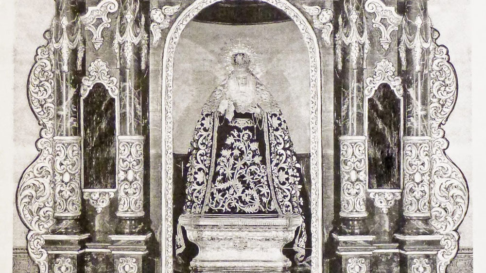 Proyecto del retablo de la Soledad de Pilas. - Hermanos Caballero