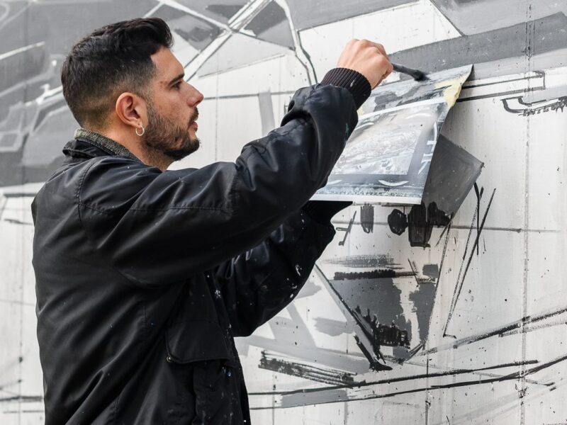 El artista Pedro Almeida