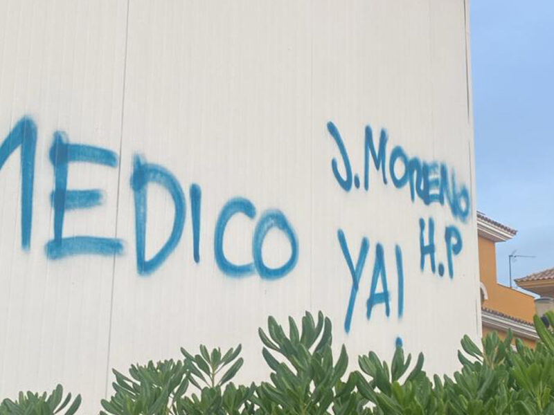Aparecen nuevas pintadas contra el personal del consultorio médico de Bollullos - CSIF