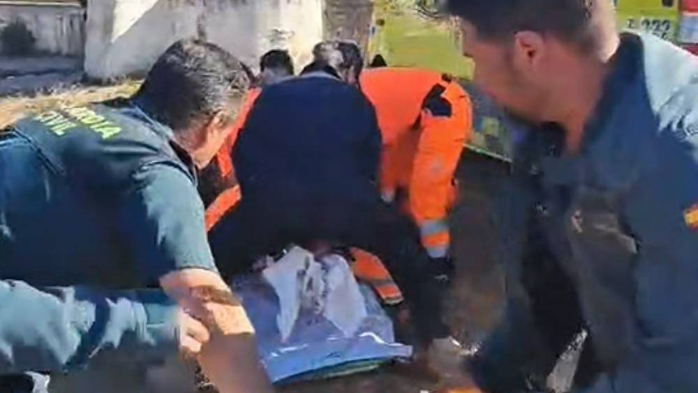 Herida y evacuada en helicóptero una mujer tras caer de un caballo en Umbrete durante el regreso del Rocío
